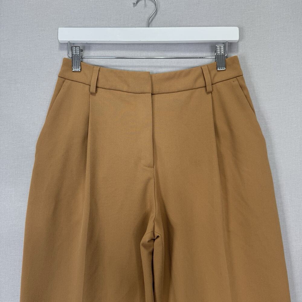Samsoe Samsoe Paola Trousers Womens‎ Small Brown Sugar Wide Leg Minimalist Pants - Picture 2 of 13